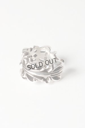 画像9: ★新品 インボイス付 CHROME HEARTS クロムハーツ ダブルフローラルクロスリング{207081100SLV090001-BEA}