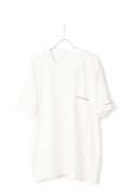   CHROME HEARTS  クロムハーツ スクロールラベル ショートスリーブ ポケットTシャツ {408129111WHT***759-BFS}  :CH202601-03-WHT-XXL 