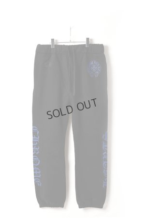 画像1: {SOLD}★海外買付 新品 インボイス付 CHROME HEARTS  クロムハーツ ホースシュー サイドロゴ スウェットパンツ{408190372BLK***00P-BFS}