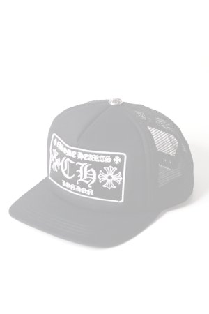 画像1:  {SOLD} CHROME HEARTS  クロムハーツ 【ロンドン限定】 HAT-TRUCKER CAP／CH トラッカーキャップ {304112505BLKBR0470-BFS}  :CH202601-07-BLK-F 