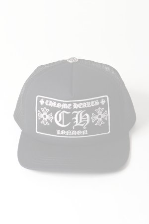 画像2:  {SOLD} CHROME HEARTS  クロムハーツ 【ロンドン限定】 HAT-TRUCKER CAP／CH トラッカーキャップ {304112505BLKBR0470-BFS}  :CH202601-07-BLK-F 