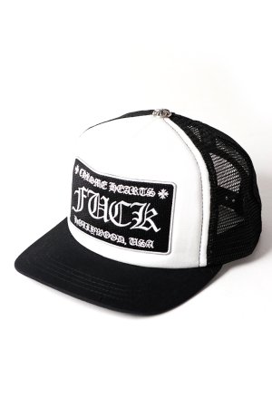 画像1: ★海外買付 新品 インボイス付 CHROME HEARTS  クロムハーツ FUCK ハリウッド トラッカーキャップ{304112505BLWBR0130-BFS}