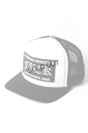 画像1: {SOLD}★海外買付 新品 インボイス付 CHROME HEARTS  クロムハーツ HAT-TRUCKER CAP／FUCK ハリウッド トラッカーキャップ{304112505BLWBR0130-BFS}