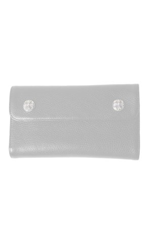画像1:  {SOLD} CHROME HEARTS  クロムハーツ ウェーブウォレット クロスボタン {302014801A06XXX001-BFS}  :CH202601-13-BLK-F 