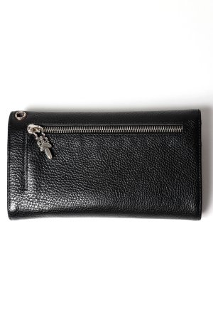 画像2: ★海外買付 新品 インボイス付 CHROME HEARTS  クロムハーツ ウェーブウォレット クロスボタン{302014801A06XXX001-BFS}