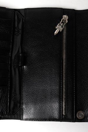 画像7: ★海外買付 新品 インボイス付 CHROME HEARTS  クロムハーツ ウェーブウォレット クロスボタン{302014801A06XXX001-BFS}