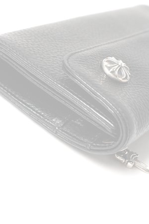 画像13:  {SOLD} CHROME HEARTS  クロムハーツ ウェーブウォレット クロスボタン {302014801A06XXX001-BFS}  :CH202601-13-BLK-F 