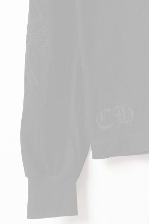 画像4:   CHROME HEARTS クロムハーツ  【マイアミ限定】 セメタリークロス ロングスリーブTシャツ {-BFS}  :CH202603-02-BLK-XL 