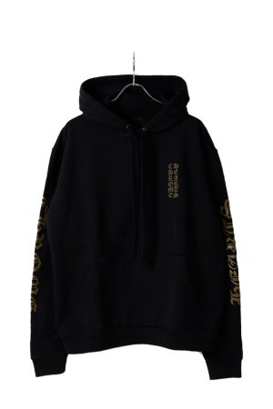 画像1: CHROME HEARTS クロムハーツ アーミーグリーンヴァーティカルロゴ/アームロゴ プルオーバーパーカー{-BFS}