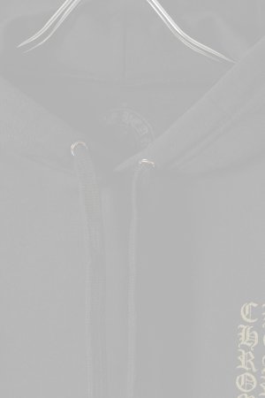 画像2:   CHROME HEARTS クロムハーツ アーミーグリーンヴァーティカルロゴ/アームロゴ プルオーバーパーカー {-BFS}  :CH202603-03-BLK 