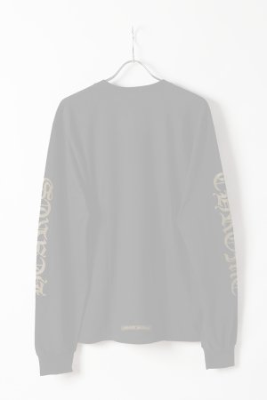 画像6:   CHROME HEARTS クロムハーツ アーミーグリーンネックロゴ/アームロゴ ロングスリーブTシャツ {-BFS}  :CH202603-04-BLK-L 