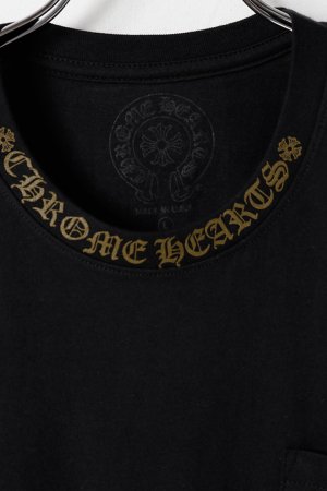 画像2: CHROME HEARTS クロムハーツ アーミーグリーンネックロゴ ショートスリーブTシャツ{-BFS}
