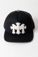 画像2: CHROME HEARTS クロムハーツ 3セメタリークロスハラコパッチ トラッカーメッシュキャップ{-BFS} (2)