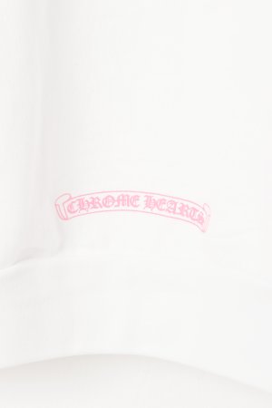 画像5:   CHROME HEARTS クロムハーツ ピンクホースシュー/フローラルクロス プルオーバーパーカー {-BFS}  :CH202603-10-WHT-XL 