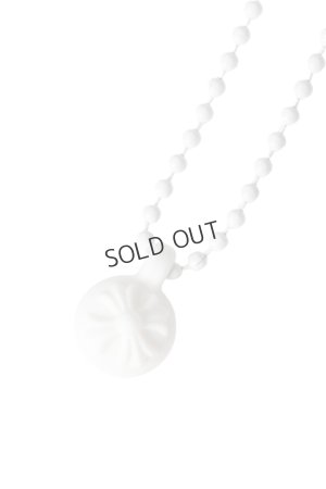 画像1: {SOLD}★新品 インボイス付 CHROME HEARTS クロムハーツ クロスボール シリコンネックレス{-BFS}