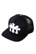 CHROME HEARTS クロムハーツ 3セメタリークロス パッチ トラッカーメッシュキャップ{-BFS}
