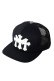 画像1: CHROME HEARTS クロムハーツ 3セメタリークロス パッチ トラッカーメッシュキャップ{-BFS} (1)