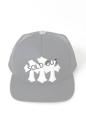 画像2: {SOLD}CHROME HEARTS クロムハーツ 3セメタリークロス パッチ トラッカーメッシュキャップ{-BFS}