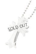 CHROME HEARTS クロムハーツ クリアーシリコンCHクロス ボールチェーン ネックレス{-BFS}