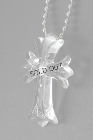 画像3: {SOLD}CHROME HEARTS クロムハーツ クリアーシリコンCHクロス ボールチェーン ネックレス{-BFS}