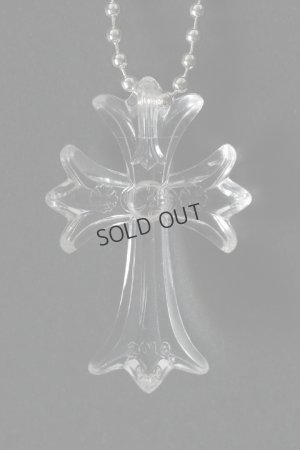 画像4: {SOLD}CHROME HEARTS クロムハーツ クリアーシリコンCHクロス ボールチェーン ネックレス{-BFS}