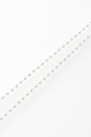 画像6:   CHROME HEARTS クロムハーツ クリアーシリコンCHクロス ボールチェーン ネックレス {-BFS}  :CH202604-04-CLR-F 