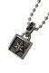 画像1: {SOLD}★新品 インボイス付 CHROME HEARTS クロムハーツ CHARM-FRAMED／フレームド スターチャーム ボールチェーン ネックレス{-BFS} (1)