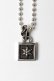 画像2: {SOLD}★新品 インボイス付 CHROME HEARTS クロムハーツ CHARM-FRAMED／フレームド スターチャーム ボールチェーン ネックレス{-BFS} (2)