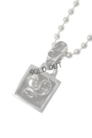 画像1: {SOLD}★新品 インボイス付 CHROME HEARTS クロムハーツ CHARM-FRAMED／フレームド ハートチャーム ボールチェーン ネックレス{-BFS}