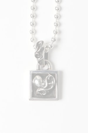 画像2:   CHROME HEARTS クロムハーツ CHARM-FRAMED／フレームド ハートチャーム ボールチェーン ネックレス {-BFS}  :CH202604-06-SLV-F 