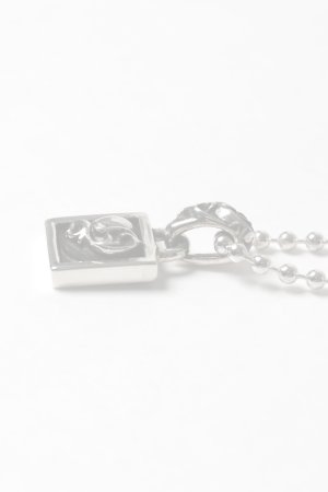 画像3:   CHROME HEARTS クロムハーツ CHARM-FRAMED／フレームド ハートチャーム ボールチェーン ネックレス {-BFS}  :CH202604-06-SLV-F 