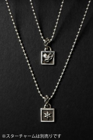 画像7: ★新品 インボイス付 CHROME HEARTS クロムハーツ CHARM-FRAMED／フレームド ハートチャーム ボールチェーン ネックレス{-BFS}