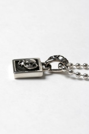 画像3: CHROME HEARTS クロムハーツ フレイムド ハートチャーム ボールチェーン ネックレス{-BFS}