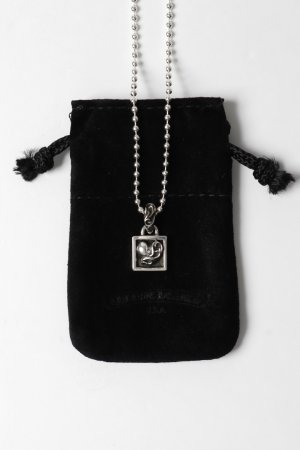 画像5: CHROME HEARTS クロムハーツ フレイムド ハートチャーム ボールチェーン ネックレス{-BFS}