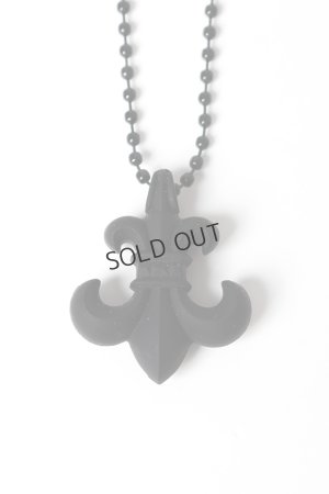 画像3: {SOLD}★新品 インボイス付 CHROME HEARTS クロムハーツ PENDANT-BS FLEUR - SLCN／BSフレア ボールチェーン シリコンネックレス{-BFS}