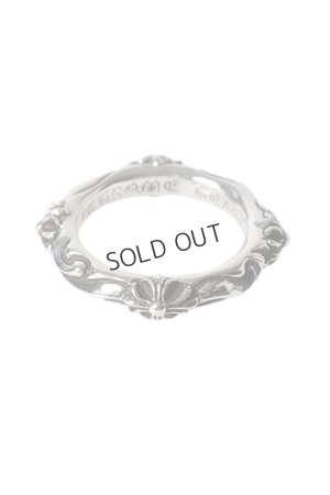 画像1: {SOLD}★新品 インボイス付 CHROME HEARTS クロムハーツ RING-SBT BAND／SBTバンドリング{-BFS}