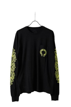 画像2: CHROME HEARTS クロムハーツ ホースシュー L/S Tシャツ{-BFS}