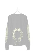 CHROME HEARTS クロムハーツ ホースシュー L/S Tシャツ{-BFS}