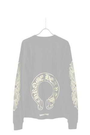 画像1: CHROME HEARTS クロムハーツ ホースシュー L/S Tシャツ{-BFS}