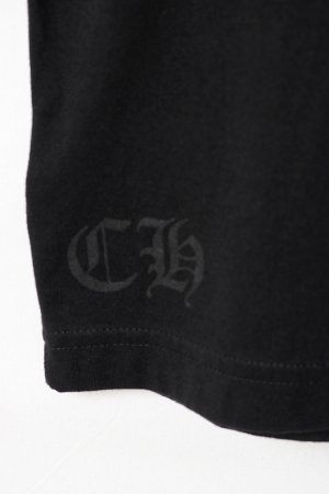 画像4: CHROME HEARTS クロムハーツ ネックロゴ S/S Tシャツ ブラック×ブループリント{-BFS}