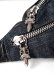 画像6: CHROME HEARTS クロムハーツ ミニスナットパック インディゴデニム×ブラックレザー{-BFS} (6)