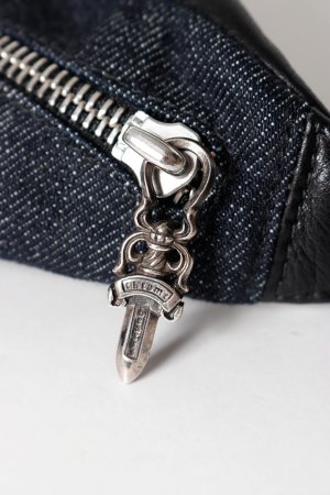 画像7: CHROME HEARTS クロムハーツ ミニスナットパック インディゴデニム×ブラックレザー{-BFS}