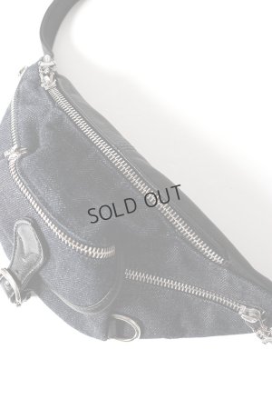 画像8: {SOLD}CHROME HEARTS クロムハーツ snat bag mini denim／ミニスナットパック インディゴデニム×ブラックレザー{-BFS}