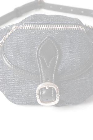 画像9:  {SOLD} CHROME HEARTS クロムハーツ snat bag mini denim／ミニスナットパック インディゴデニム×ブラックレザー {-BFS}  :CH202606-12-F 