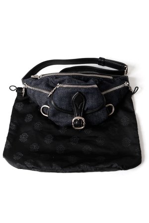 画像12: CHROME HEARTS クロムハーツ ミニスナットパック インディゴデニム×ブラックレザー{-BFS}