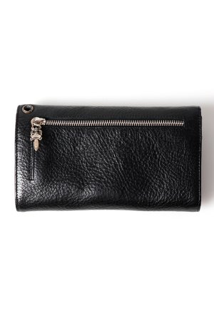 画像2: CHROME HEARTS クロムハーツ WALLET-WAVE-BLK HVY WT LTHR／ウェーブウォレット{-BFS}