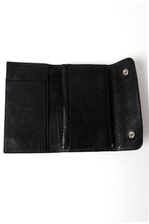 画像7: CHROME HEARTS クロムハーツ WALLET-WAVE-BLK HVY WT LTHR／ウェーブウォレット{-BFS}