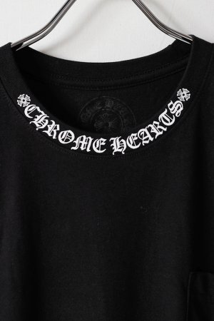 画像2: CHROME HEARTS クロムハーツ T-SHRT-M-SS PKT CREW／ネックロゴ S/S ポケットTシャツ{-BFS}