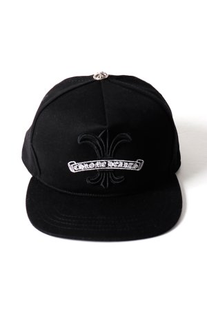 画像2: CHROME HEARTS クロムハーツ HAT-BSBL CAP-DENIM-CH FLR-SCROLL LABEL{-BFS}