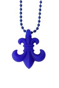 ★海外買付 新品 インボイス付 CHROME HEARTS クロムハーツ PENDANT-BS FLEUR-SLCM／BSフレア ボールチェーン シリコンネックレス{-BFS}